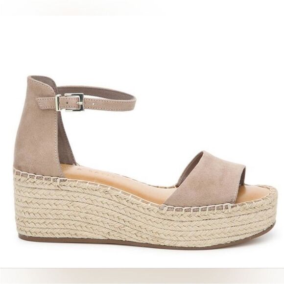 Kelly & Katie Faydrena Espadrille Wedge Sandal Open Toe Ankle Strap 7 - Picture 3 of 8